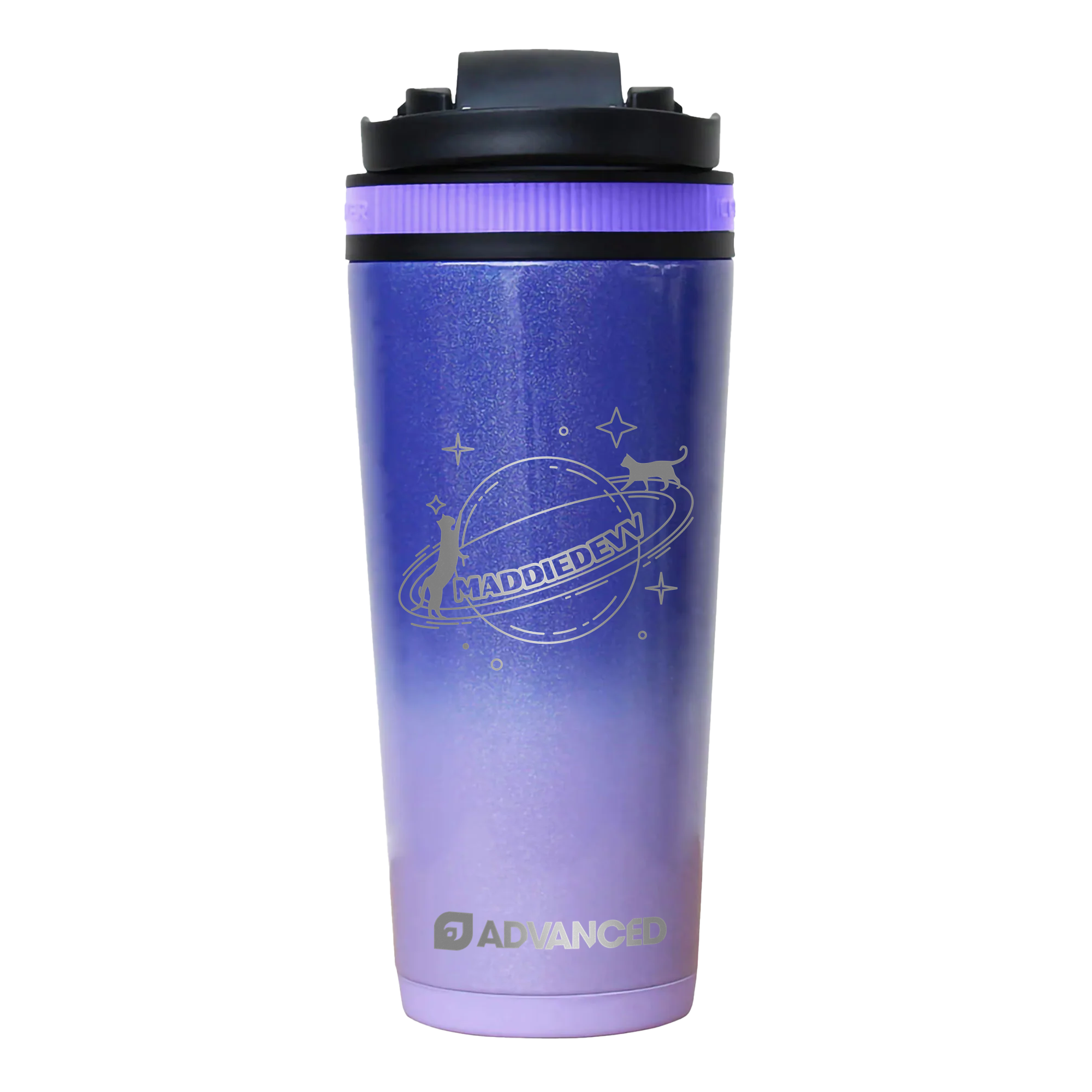 MaddieDev Custom 26oz Ice Shaker - Lilac Dreaming