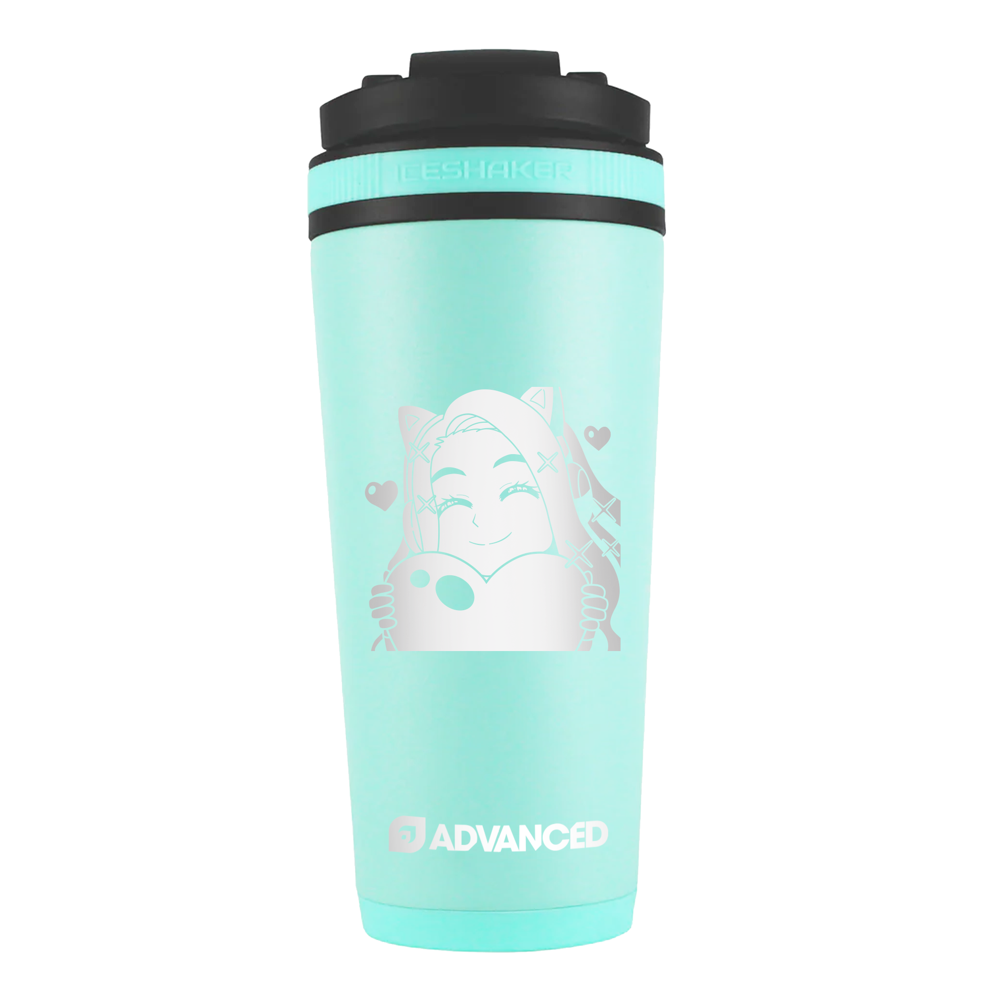 MochaMom Custom 26oz Ice Shaker - Mint