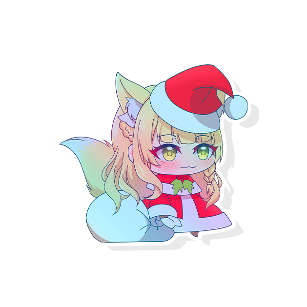 Lannah's Christmas Santa Sticker