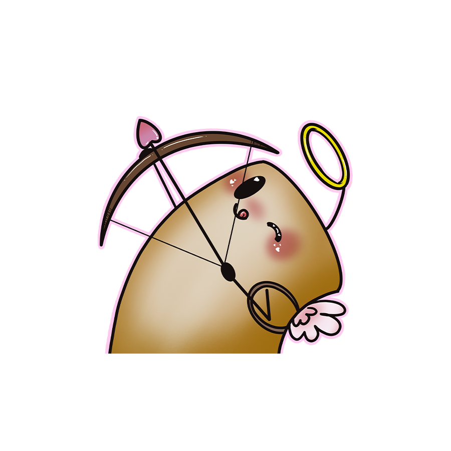 Kaoticleigh Valentine's Cupid Sticker