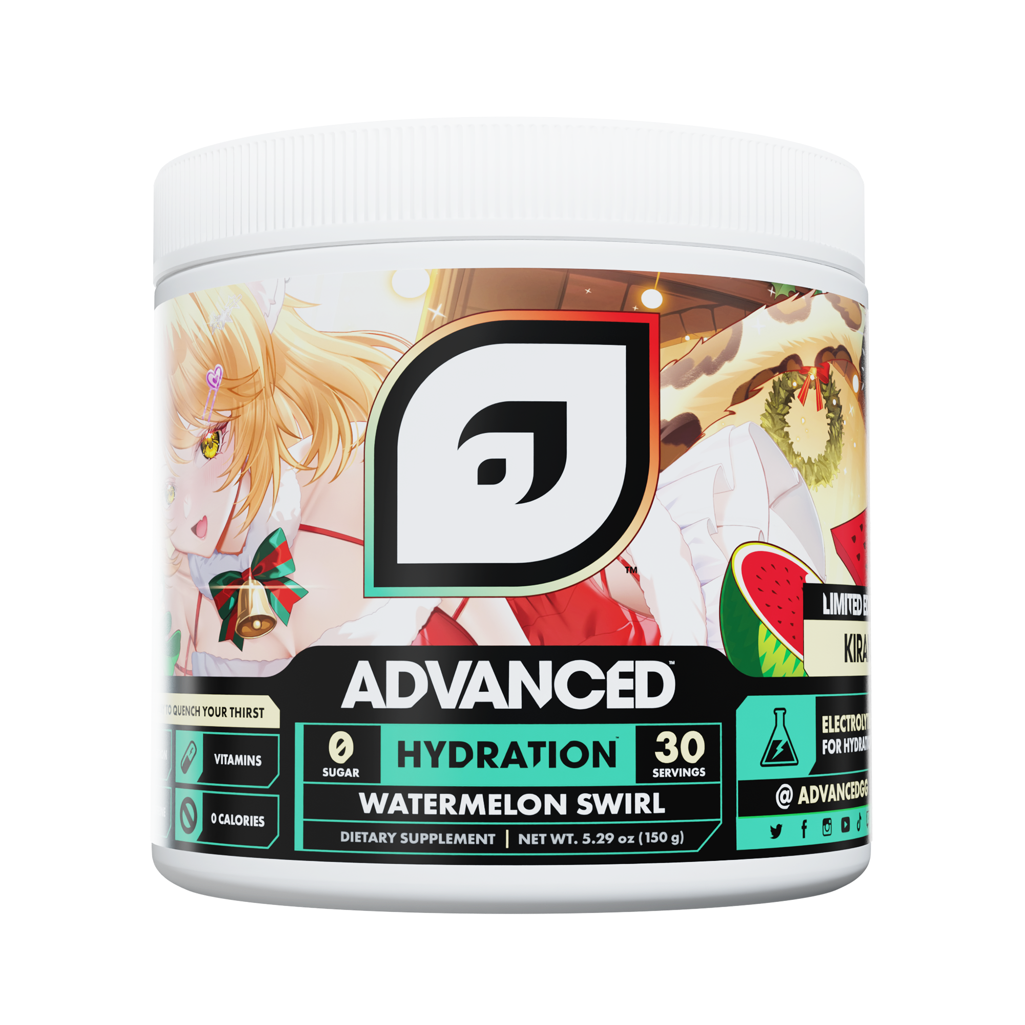 Kirana's Christmas Watermelon Swirl