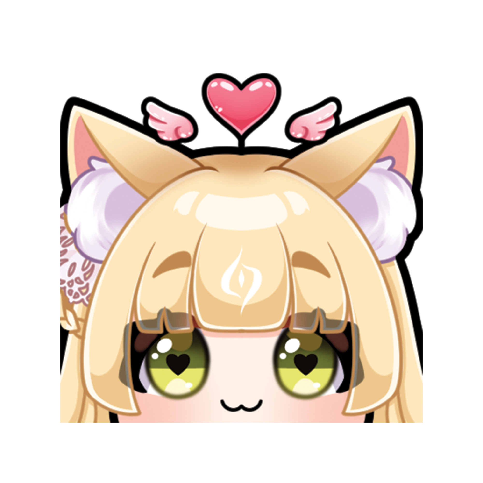 Lannah's Love Eyes Valentine's Sticker