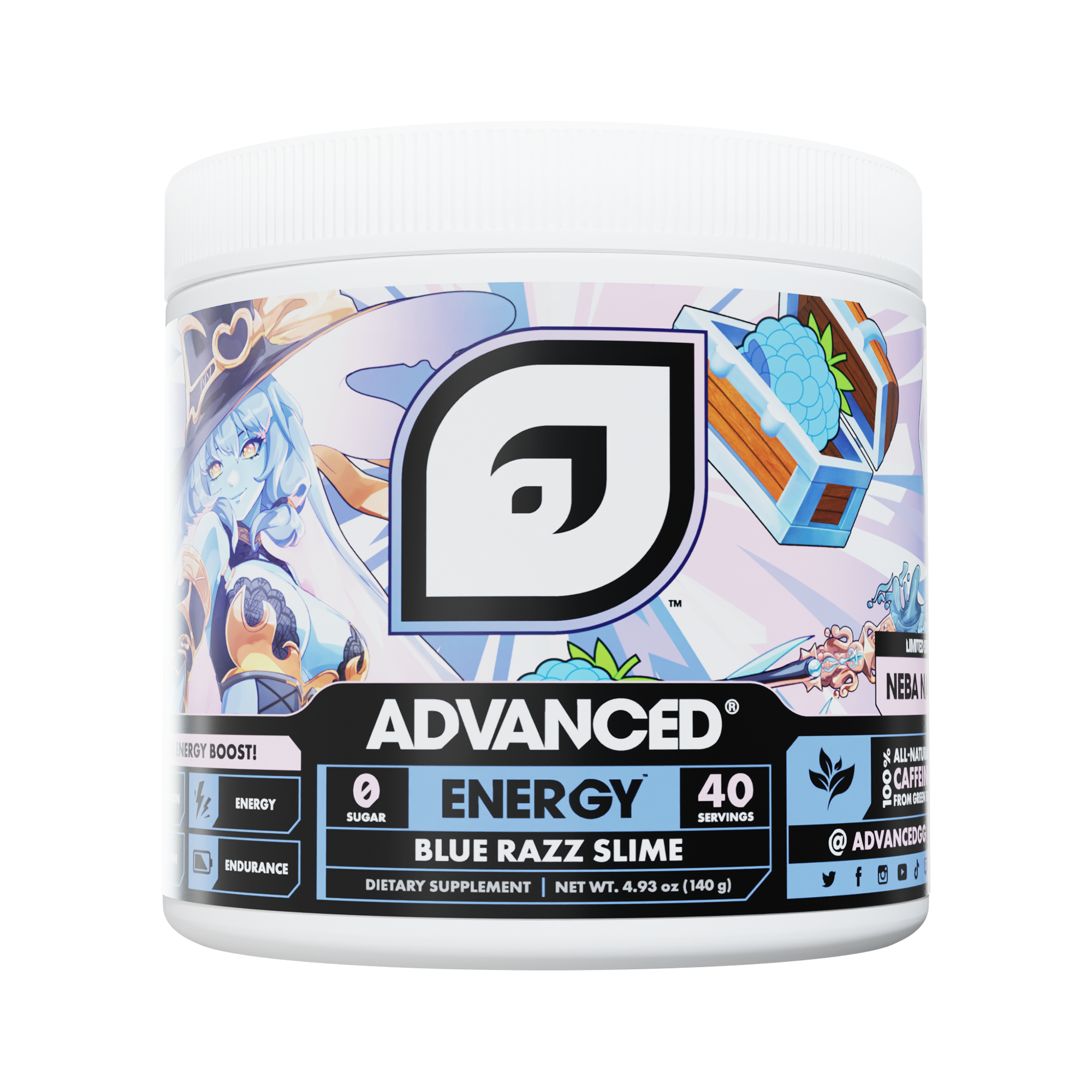 Neba's Blue Razz Slush