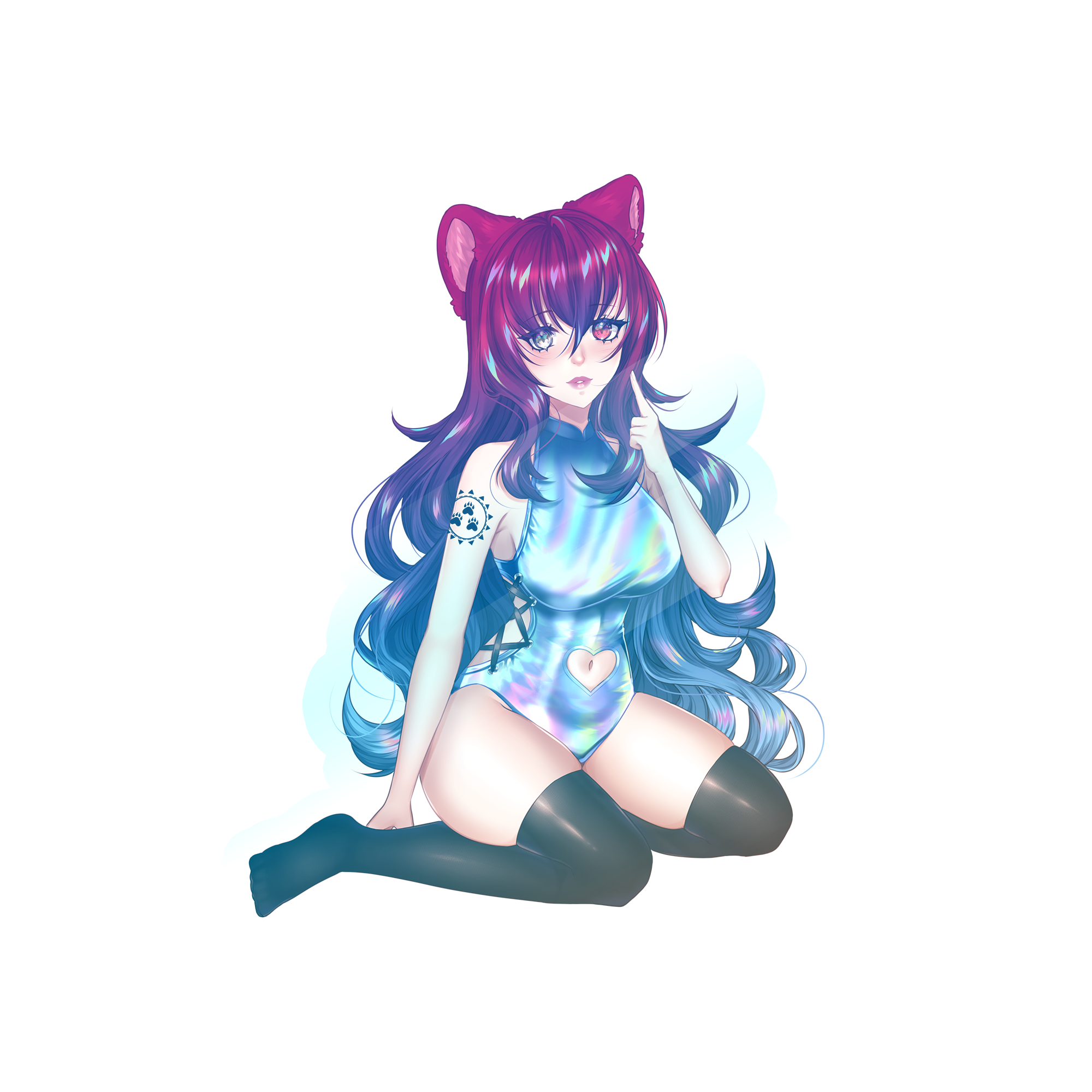 Cakeee Holographic Sticker