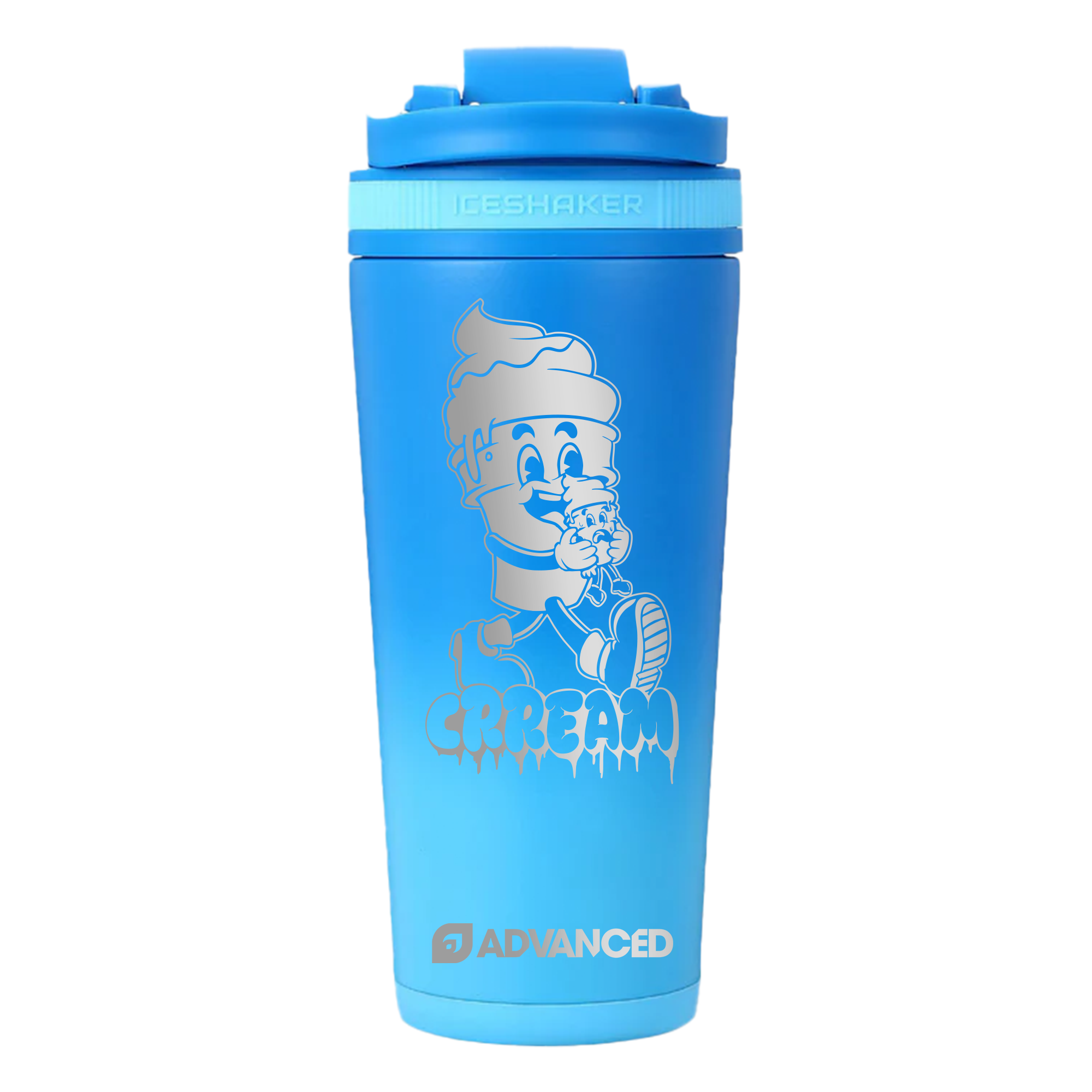 Crream 26oz Ice Shaker - Blue Color Rush