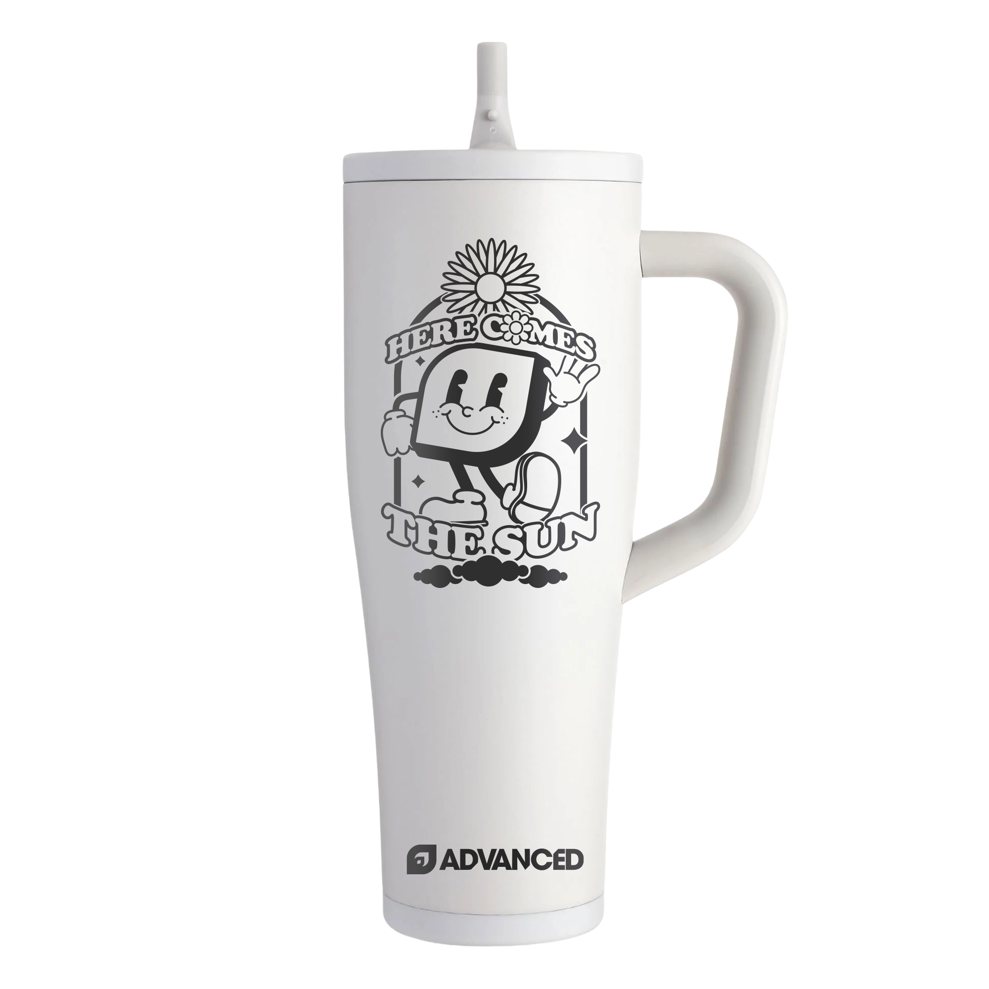 Vance Here Comes The Sun 40oz Tumbler - Sandy Beach