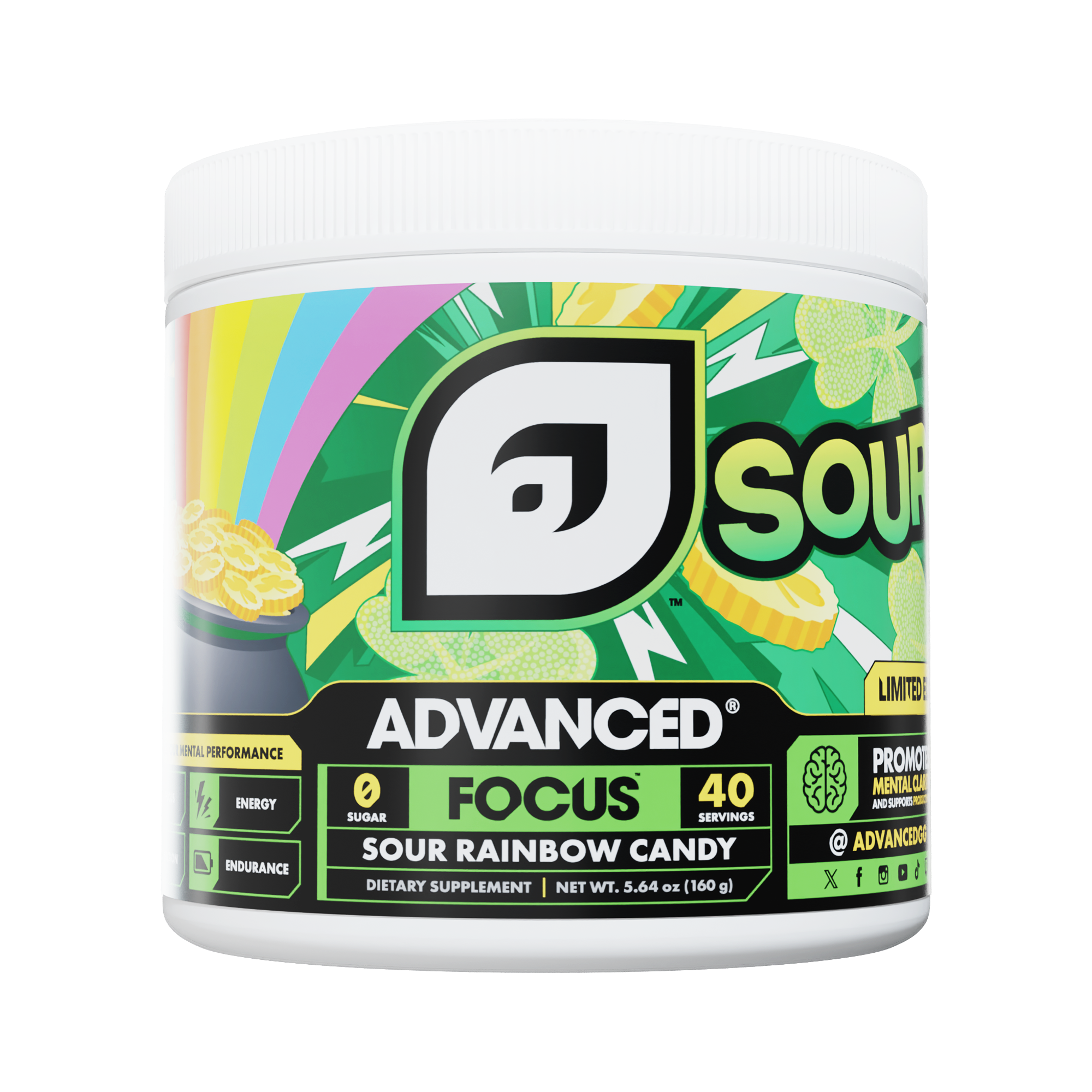 St. Patrick's Day - Sour Rainbow Candy