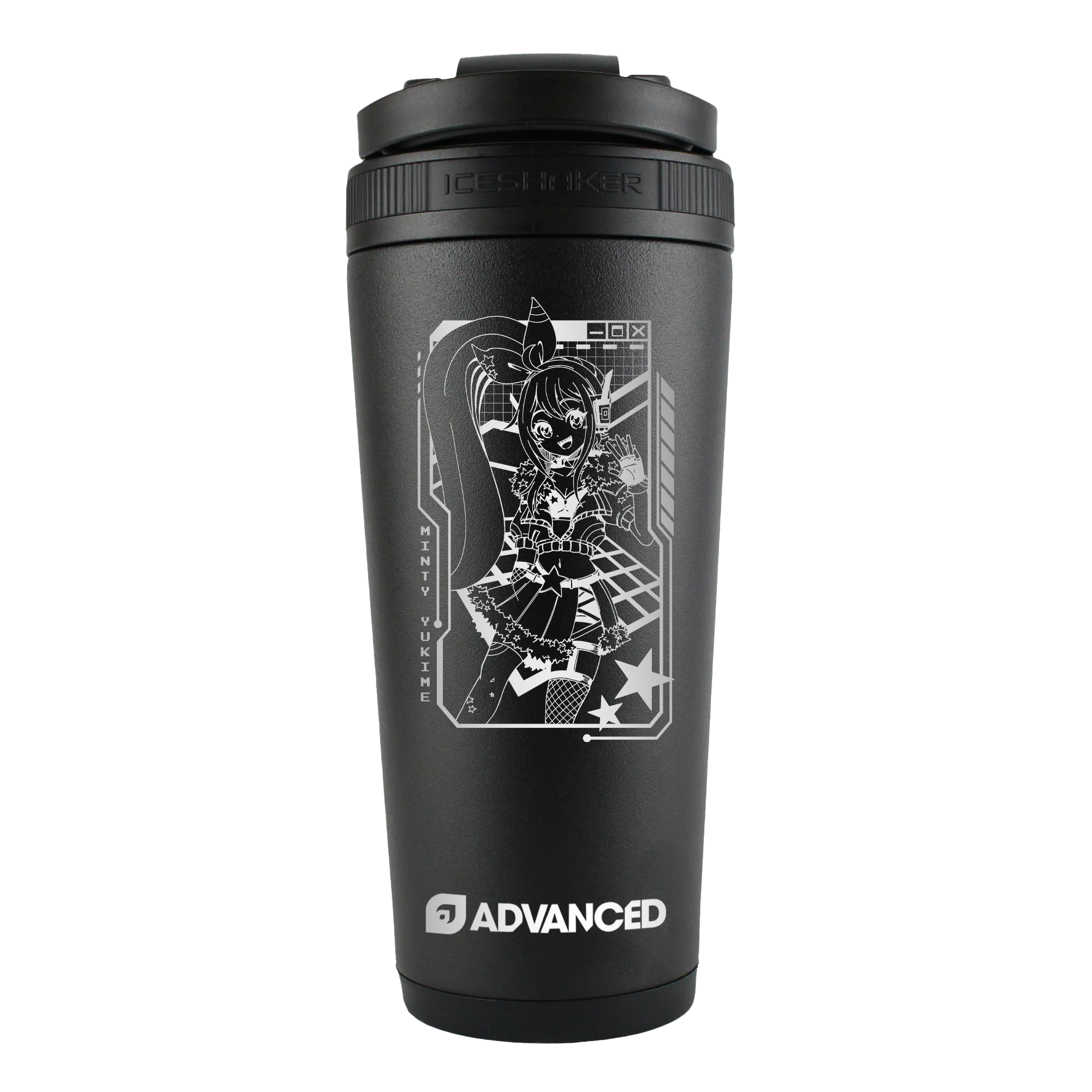 MintyYukime ADVANCED 26oz Ice Shaker - Black
