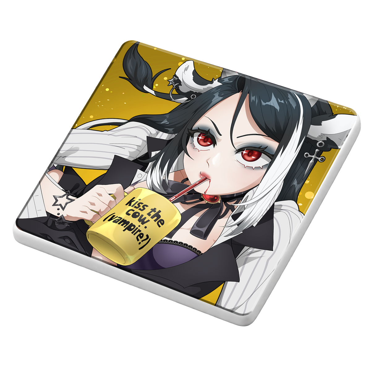 IAmMooranda Halloween Ceramic Coaster