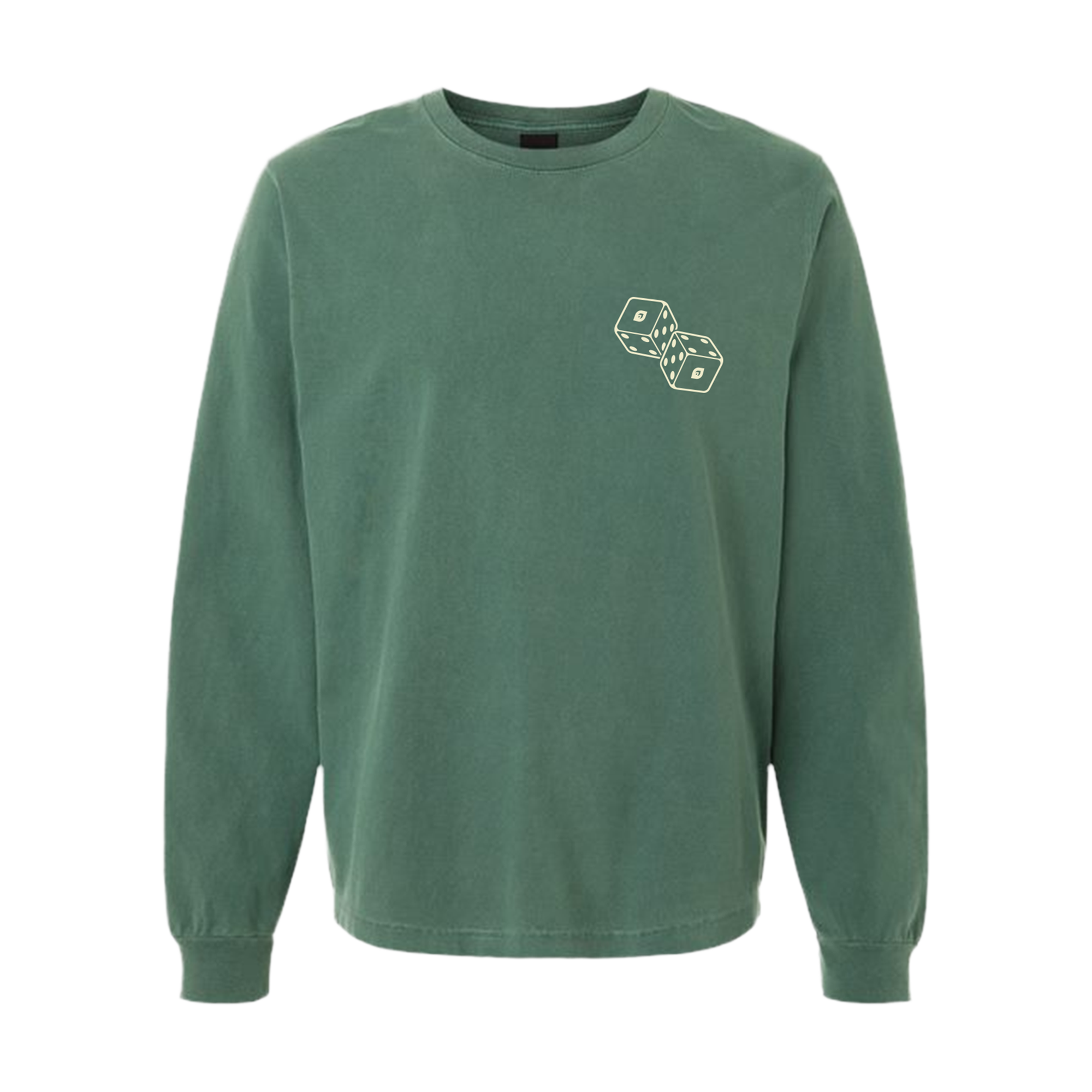 No Luck Involved Long Sleeve - Washed Pine