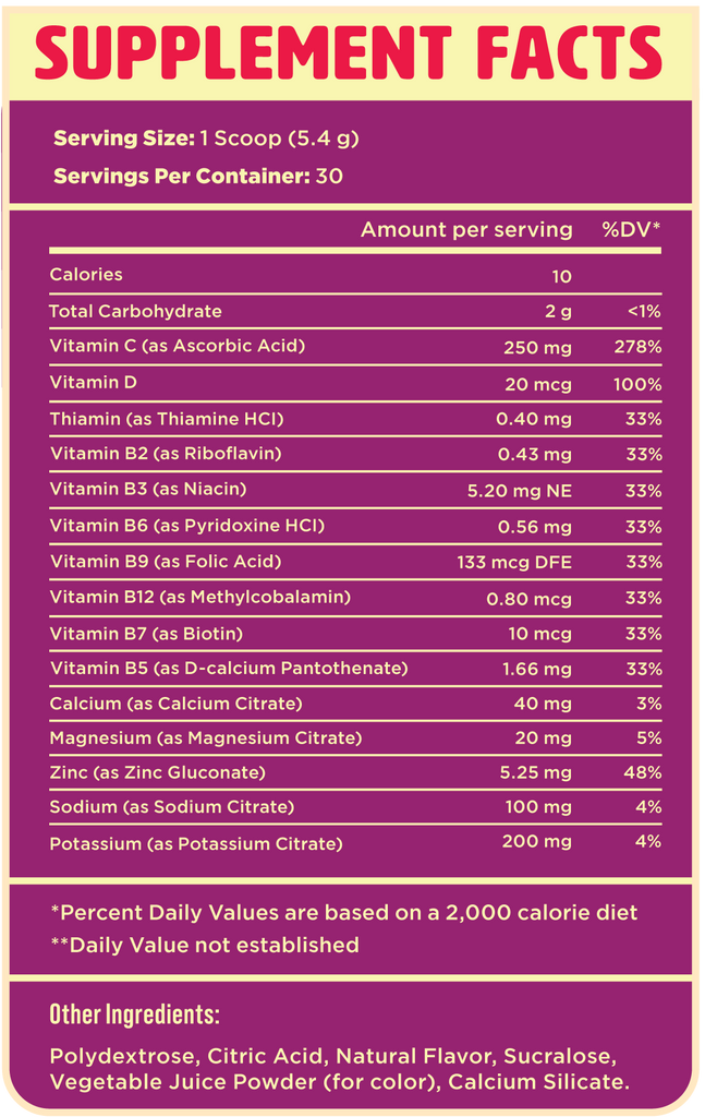 Immunity+ Hydration Kung Fu Tea Passionfruit Green Tea