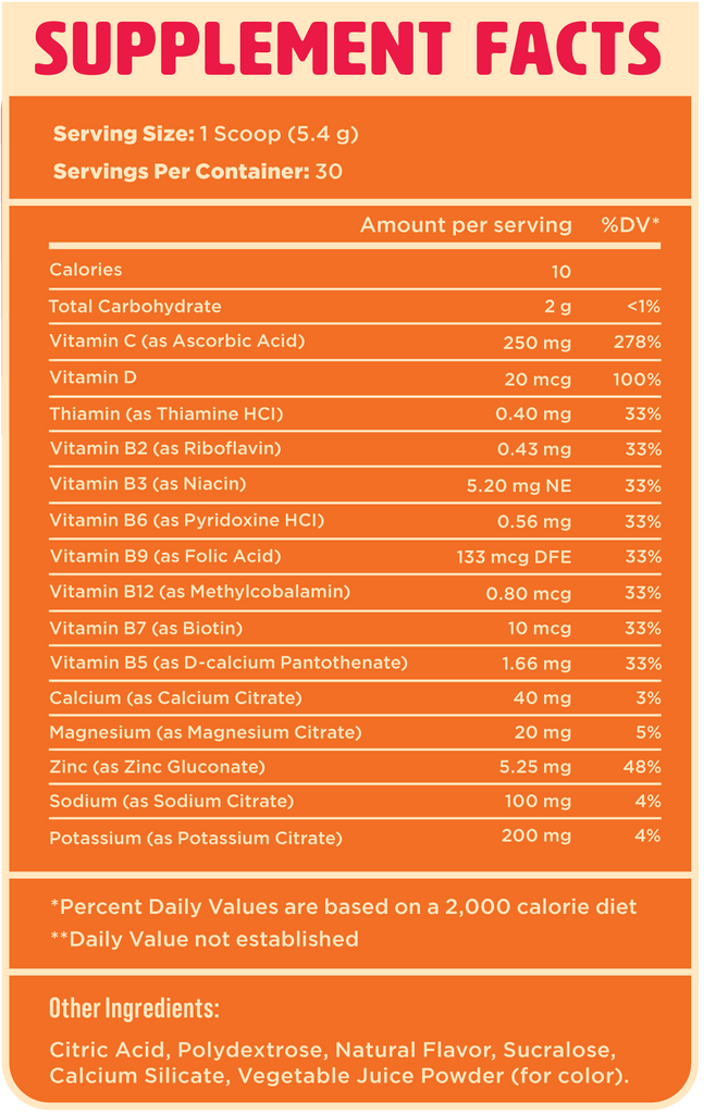 Immunity+ Hydration Kung Fu Tea Peach Oolong Tea