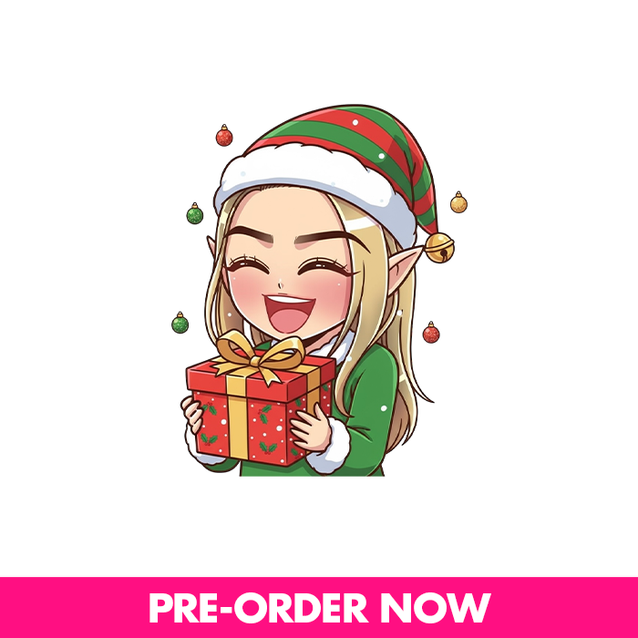 Topaz's Christmas Elf Sticker