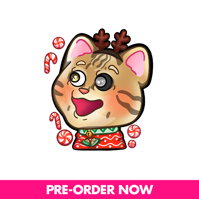 MissRae's Christmas Cat POG Sticker