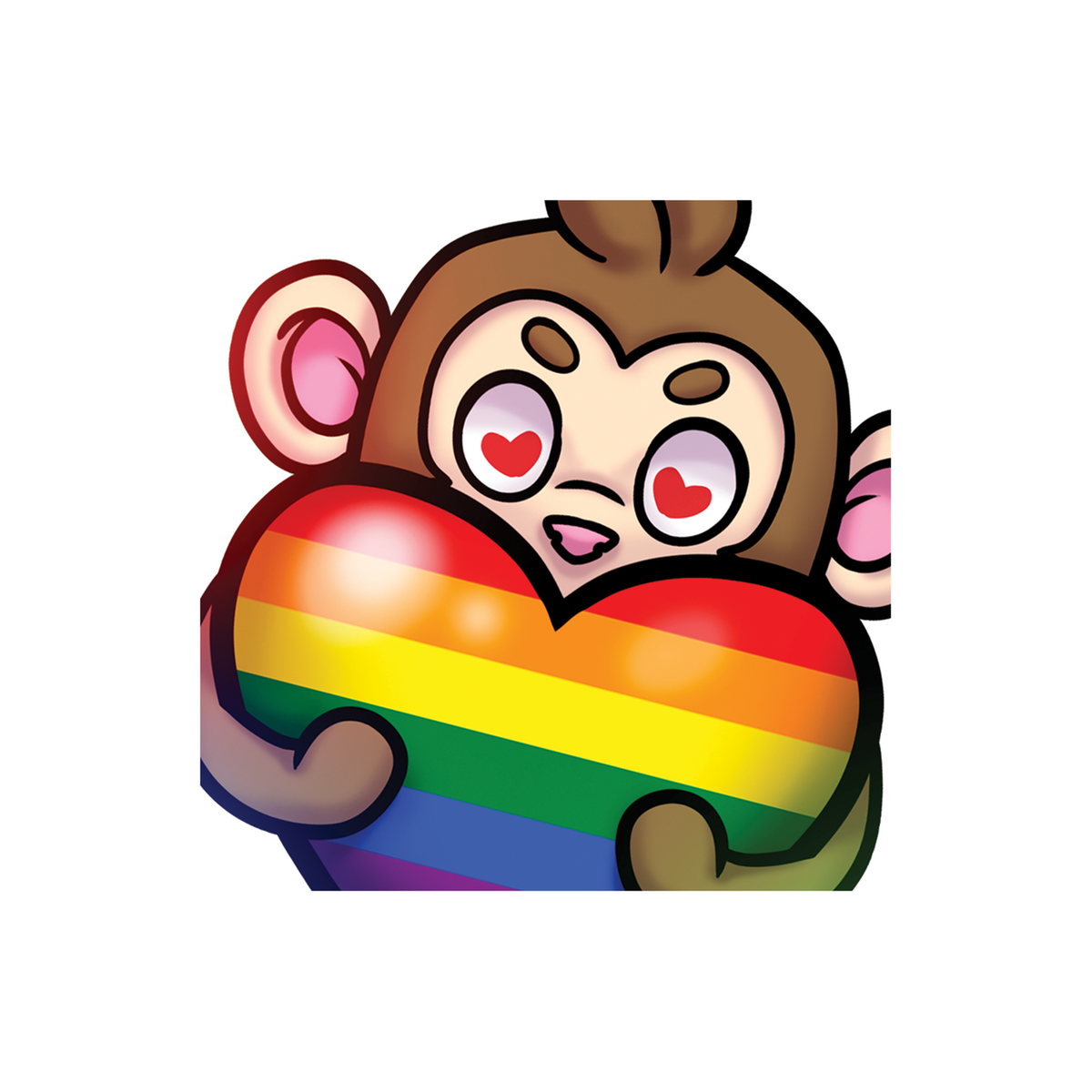 Mochamom Heart Sticker