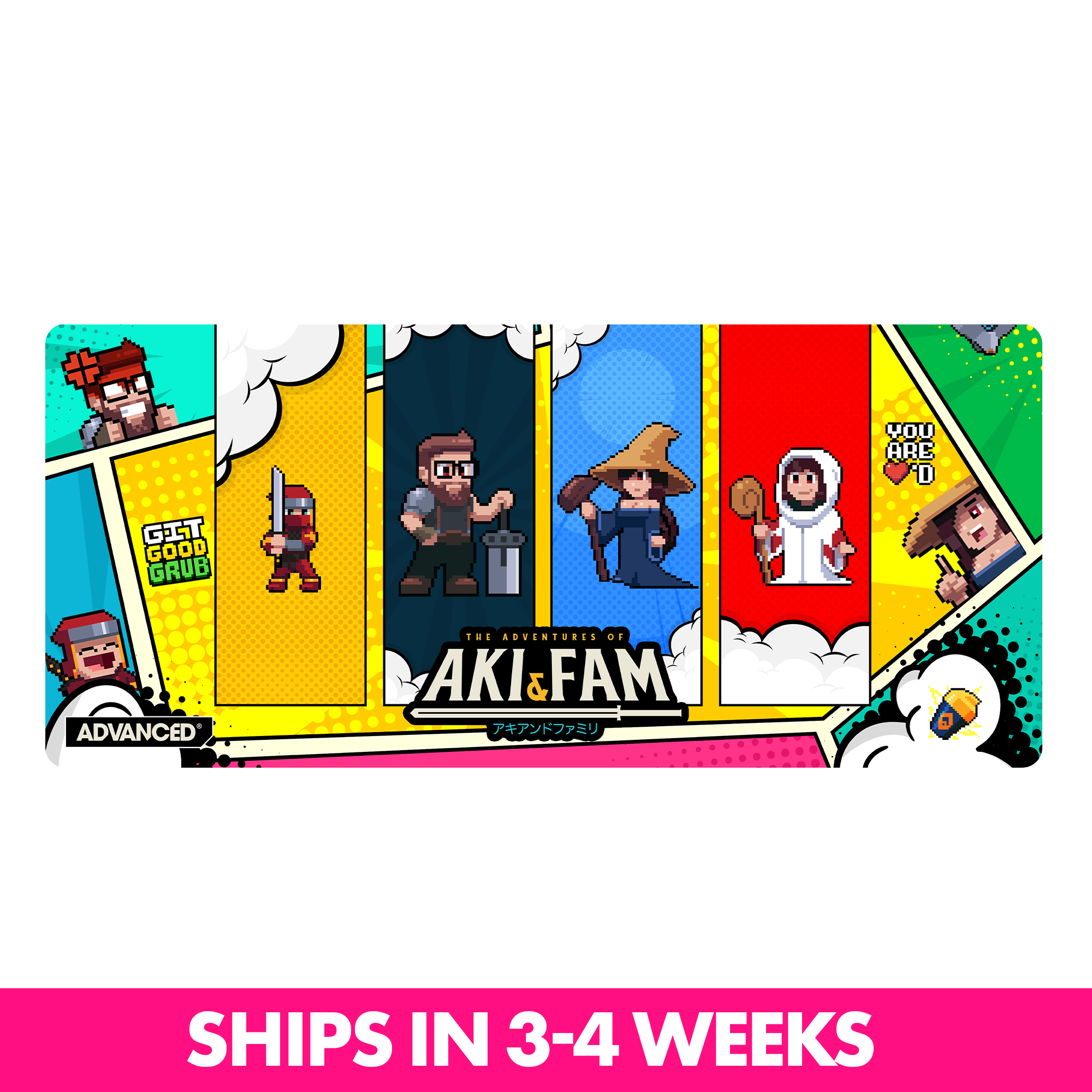 Akiandfam Deskmat