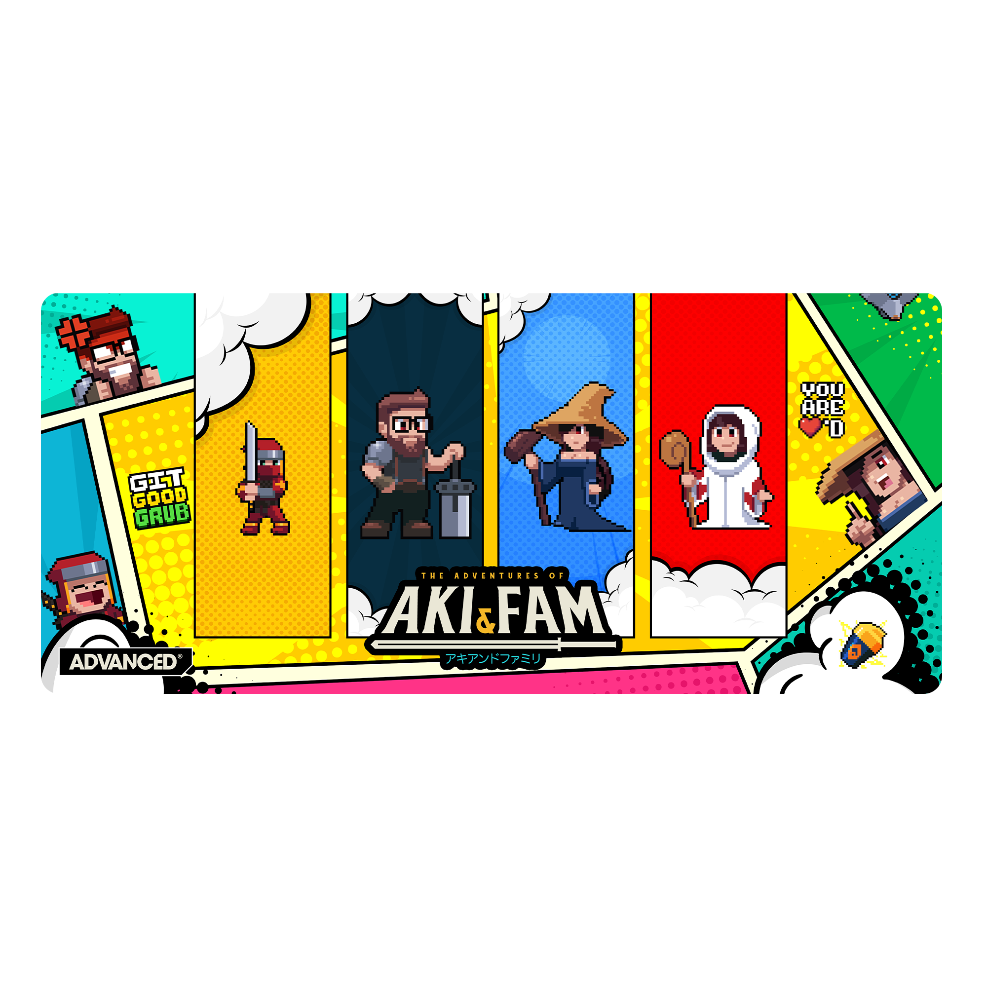 Akiandfam Deskmat