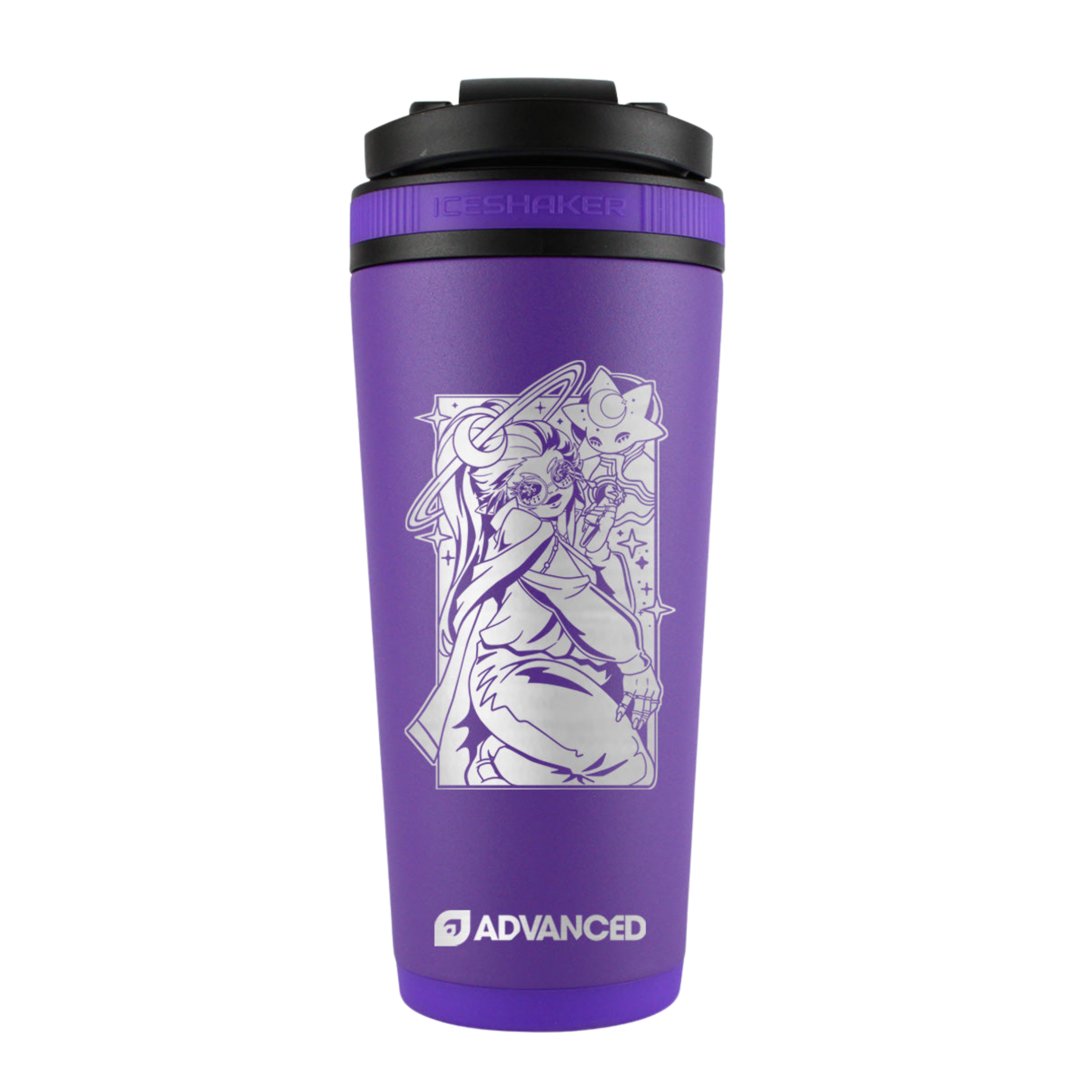 Captain 26oz Ice Shaker - Purple