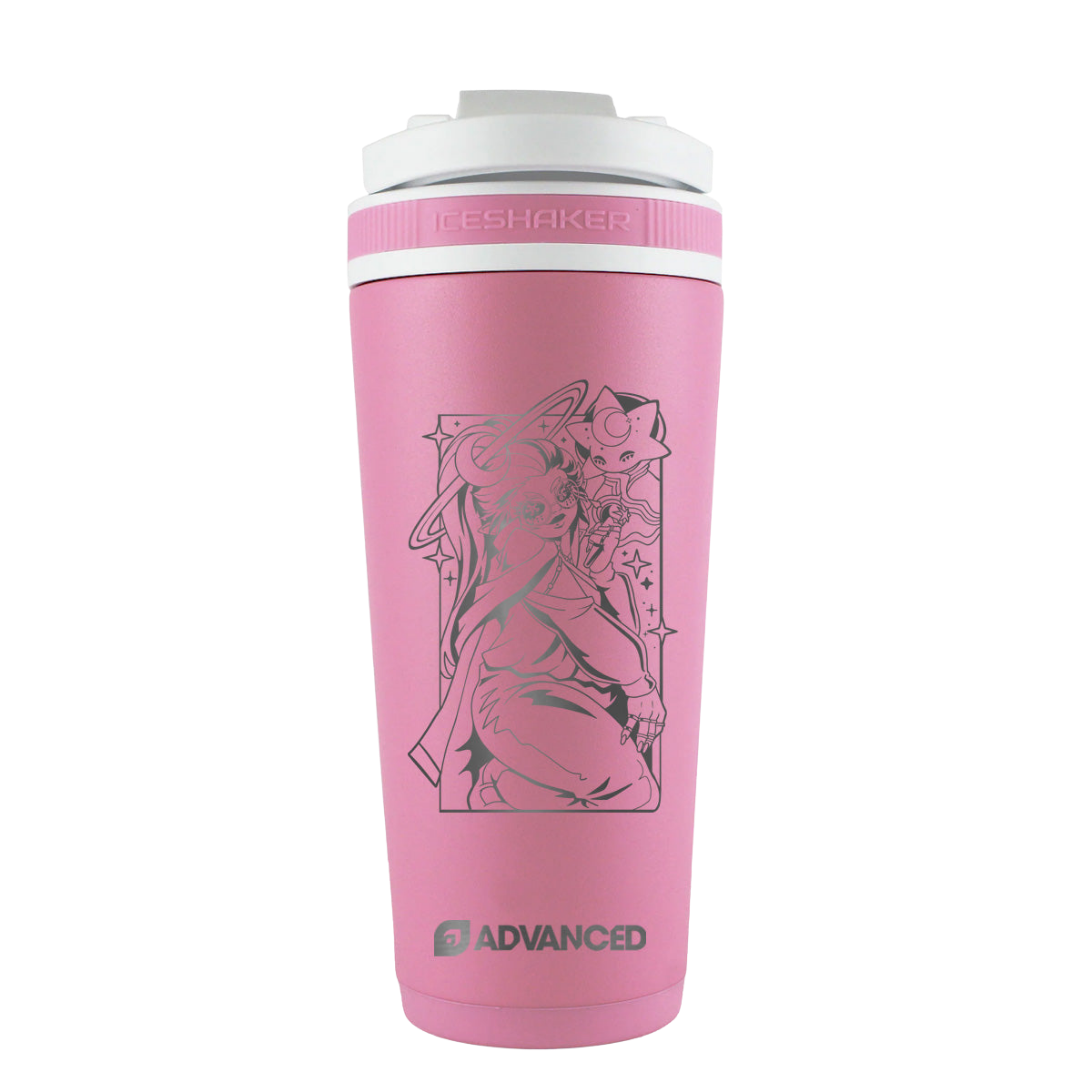 Captain 26oz Ice Shaker - Pink