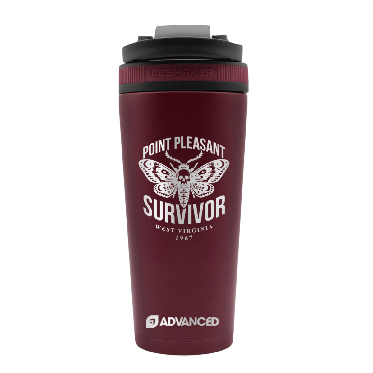 Point Pleasant Survivor 26oz Ice Shaker - Maroon