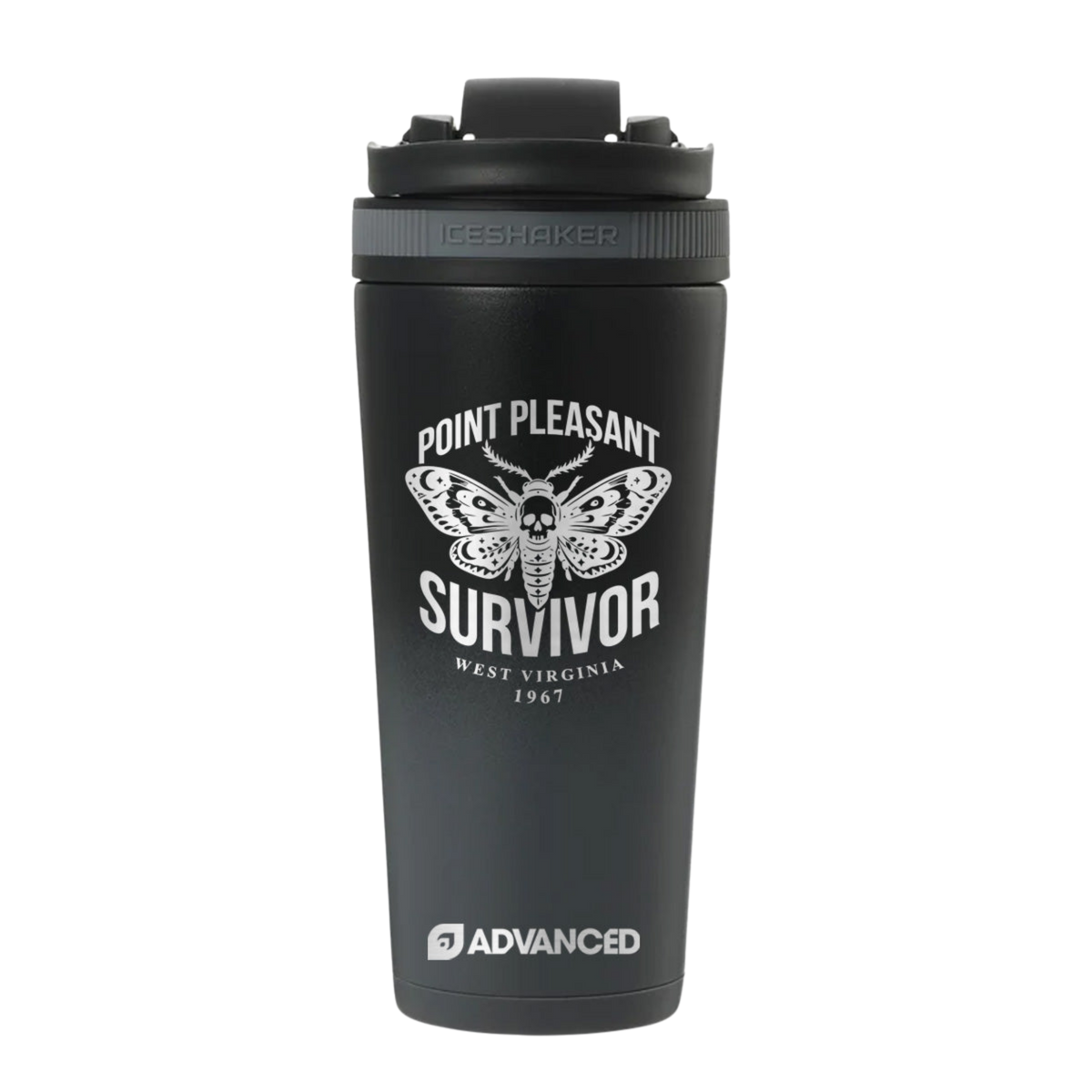 Point Pleasant Survivor 26oz Ice Shaker - Grey Color Rush