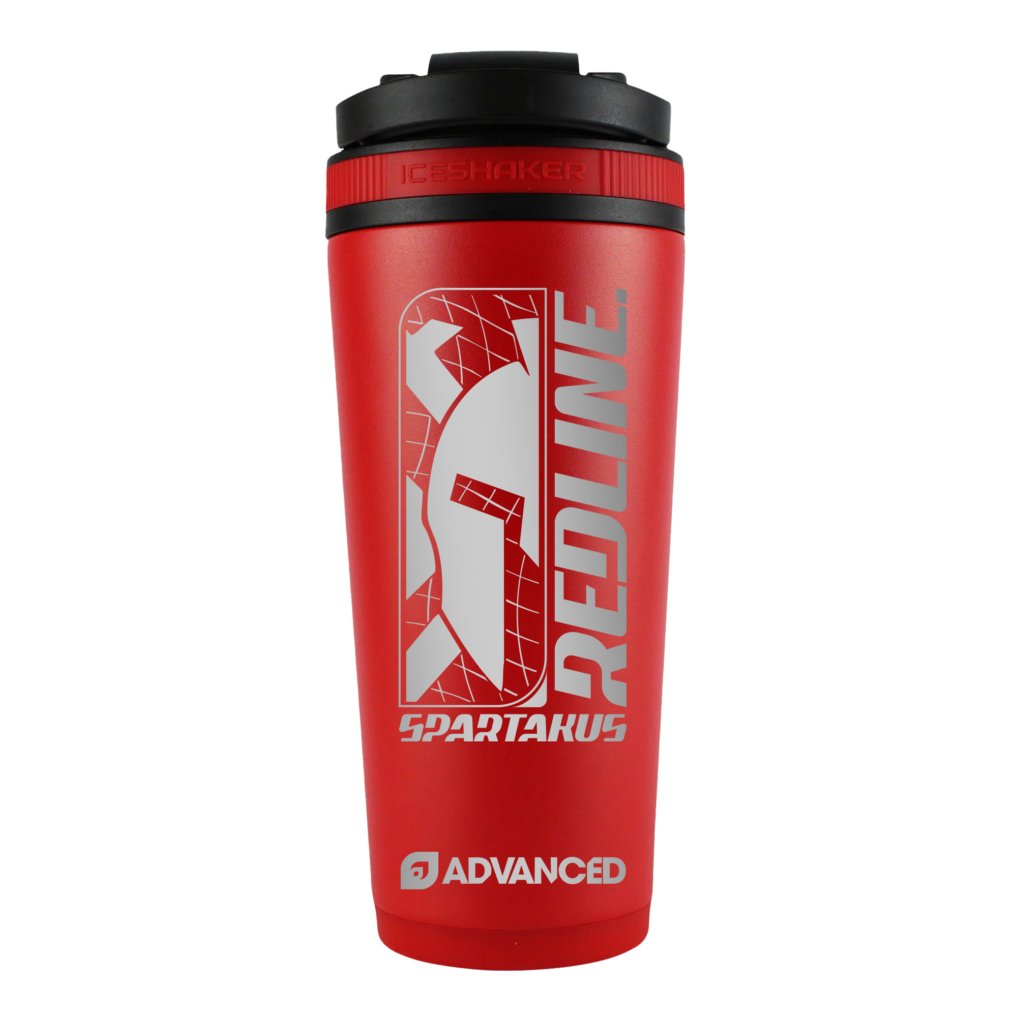 Spartakus Redline Custom 26oz Ice Shaker - Red
