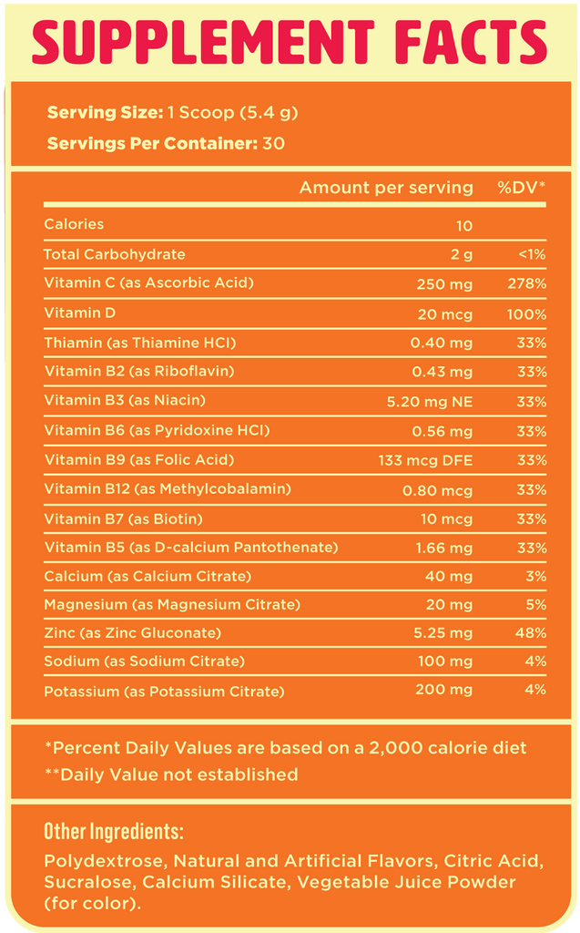 Immunity+ Hydration Kung Fu Tea Sunshine Pineapple Tea