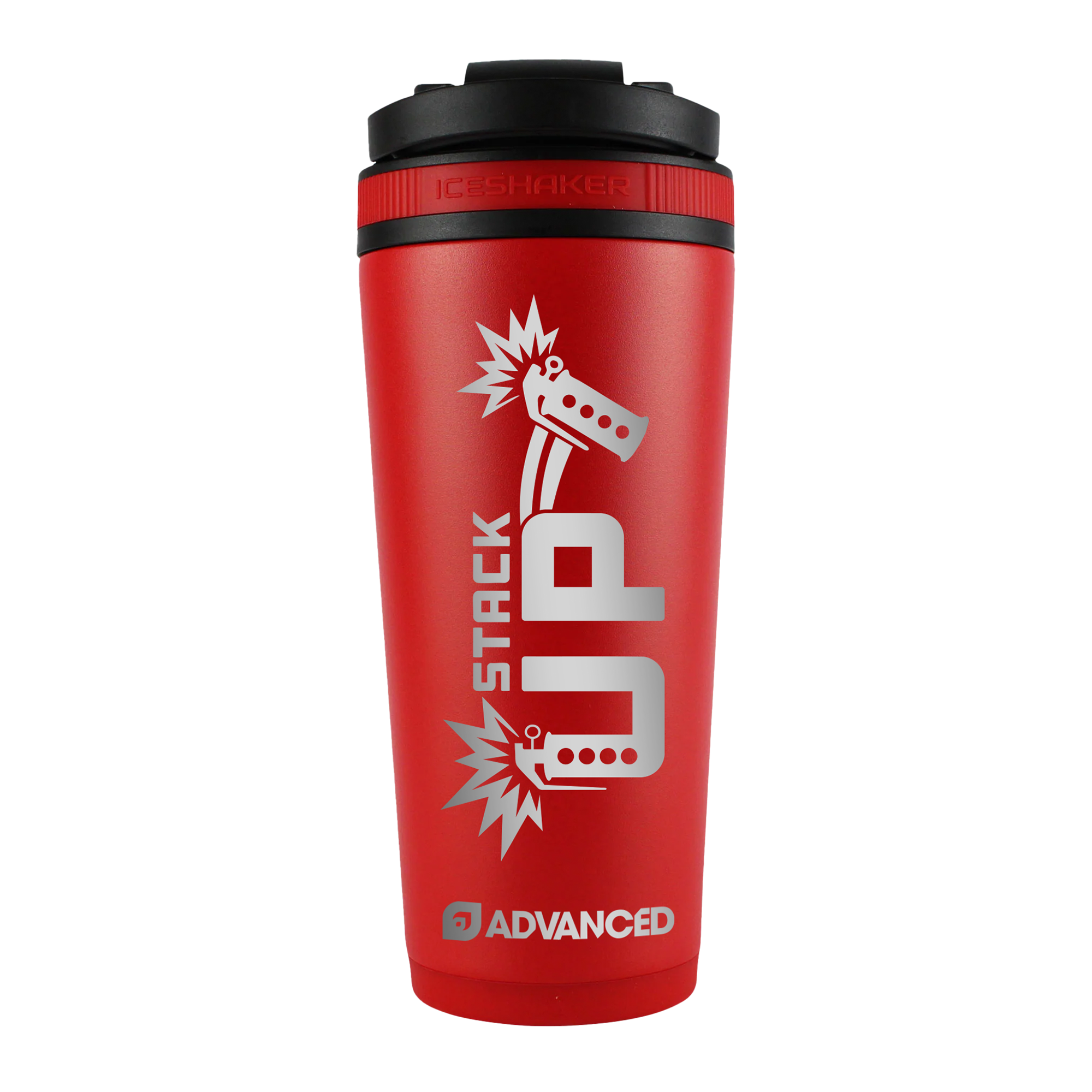 ADV x Stack Up Red Ice Shaker Premium 26oz Shaker