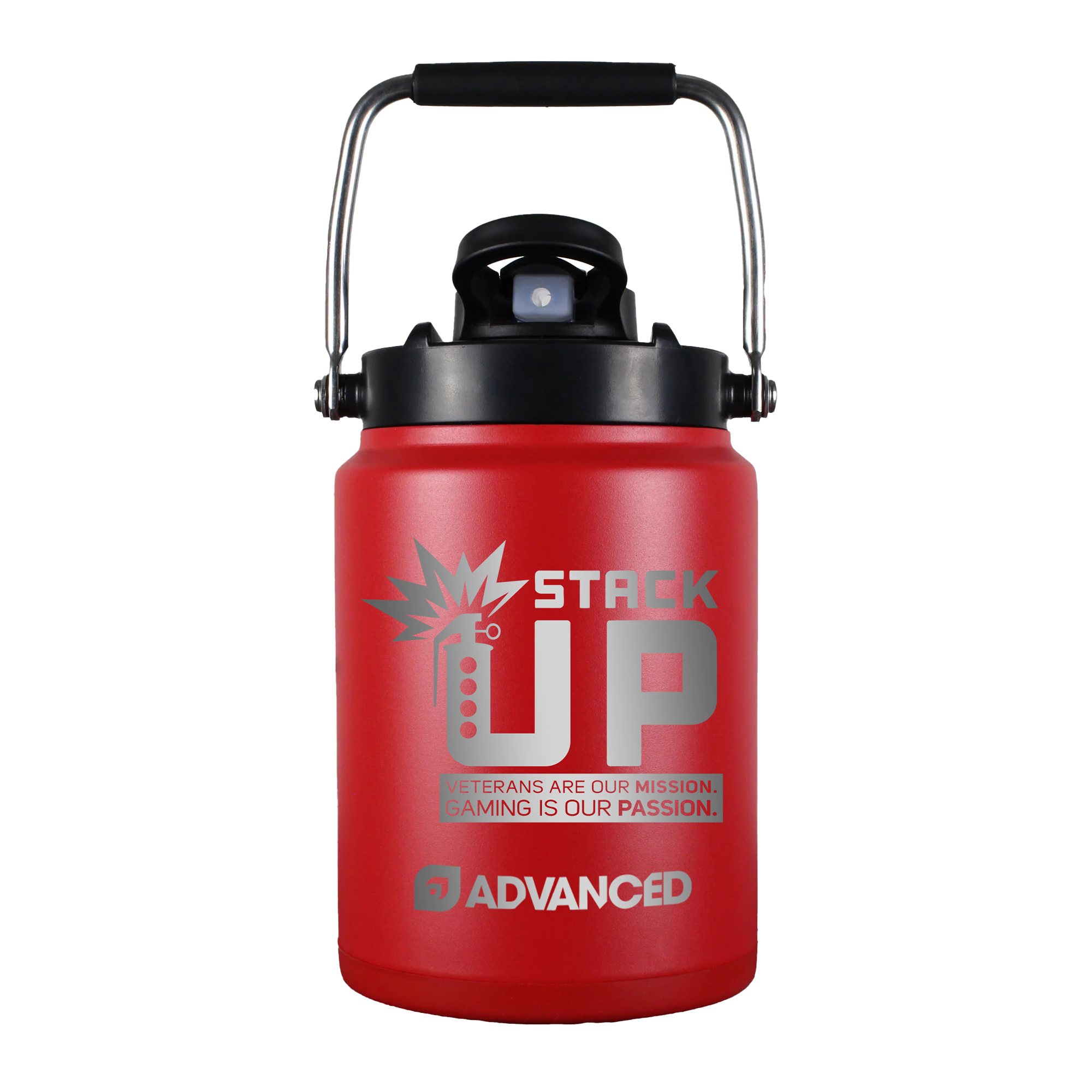 ADVxStackUp Custom Half Gallon Jug - Red