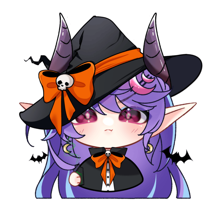 StellarGoth Halloween Shining Witch Sticker