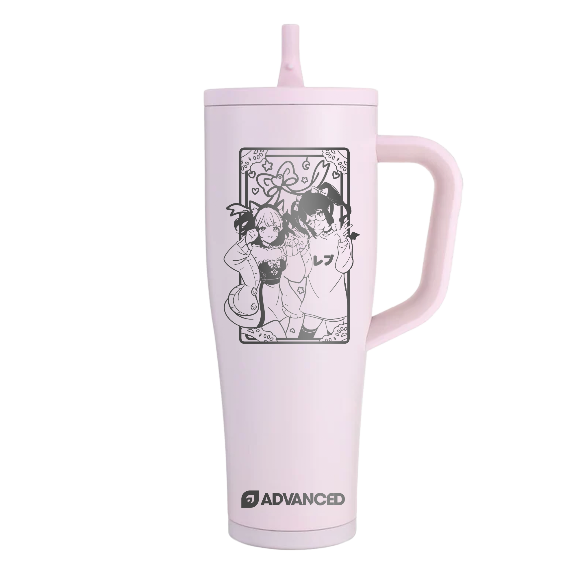 StrawbXRev 40oz Legend Series Ice Shaker - Oakley Pink