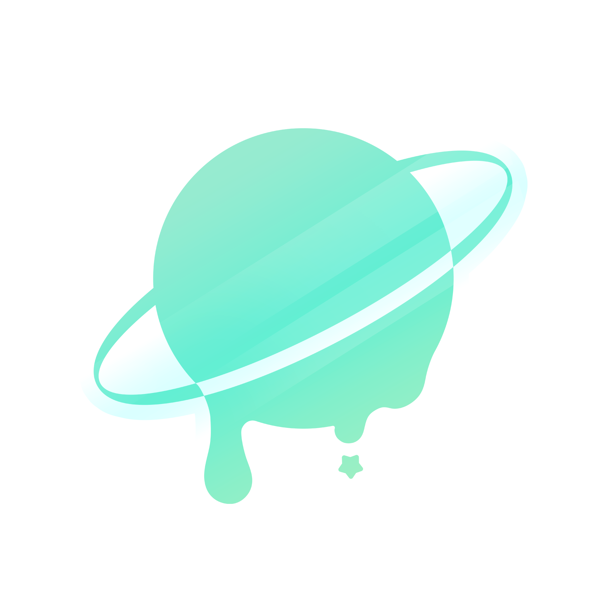 Superkaelyn Planet Sticker