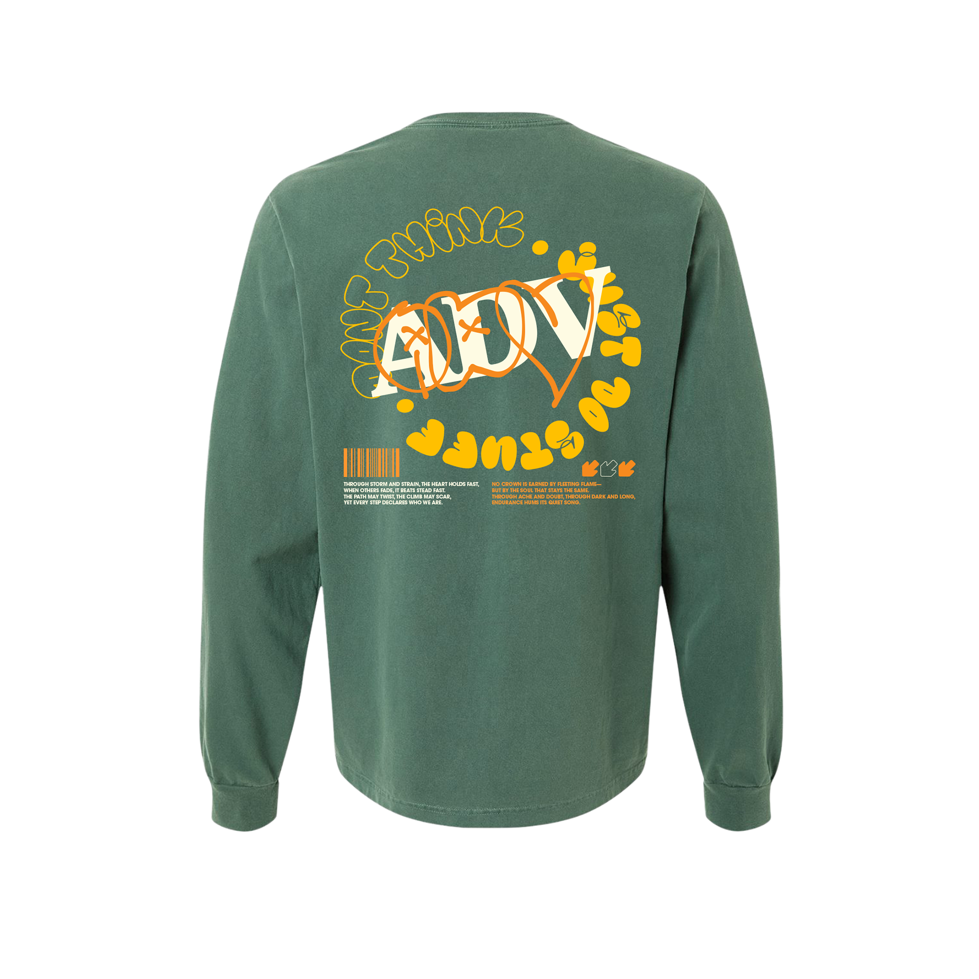 Just Do Stuff Heavyweight Long Sleeve - Washed Pine