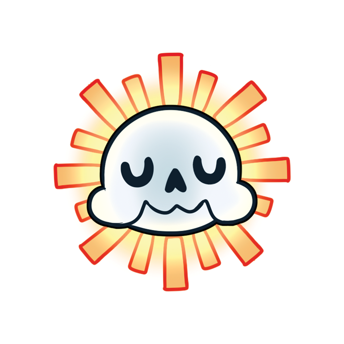 Shellieface Sun Sticker