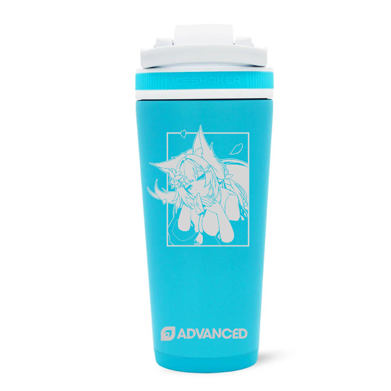 Vulpixsi Custom 26oz Ice Shaker - Caribbean Blue