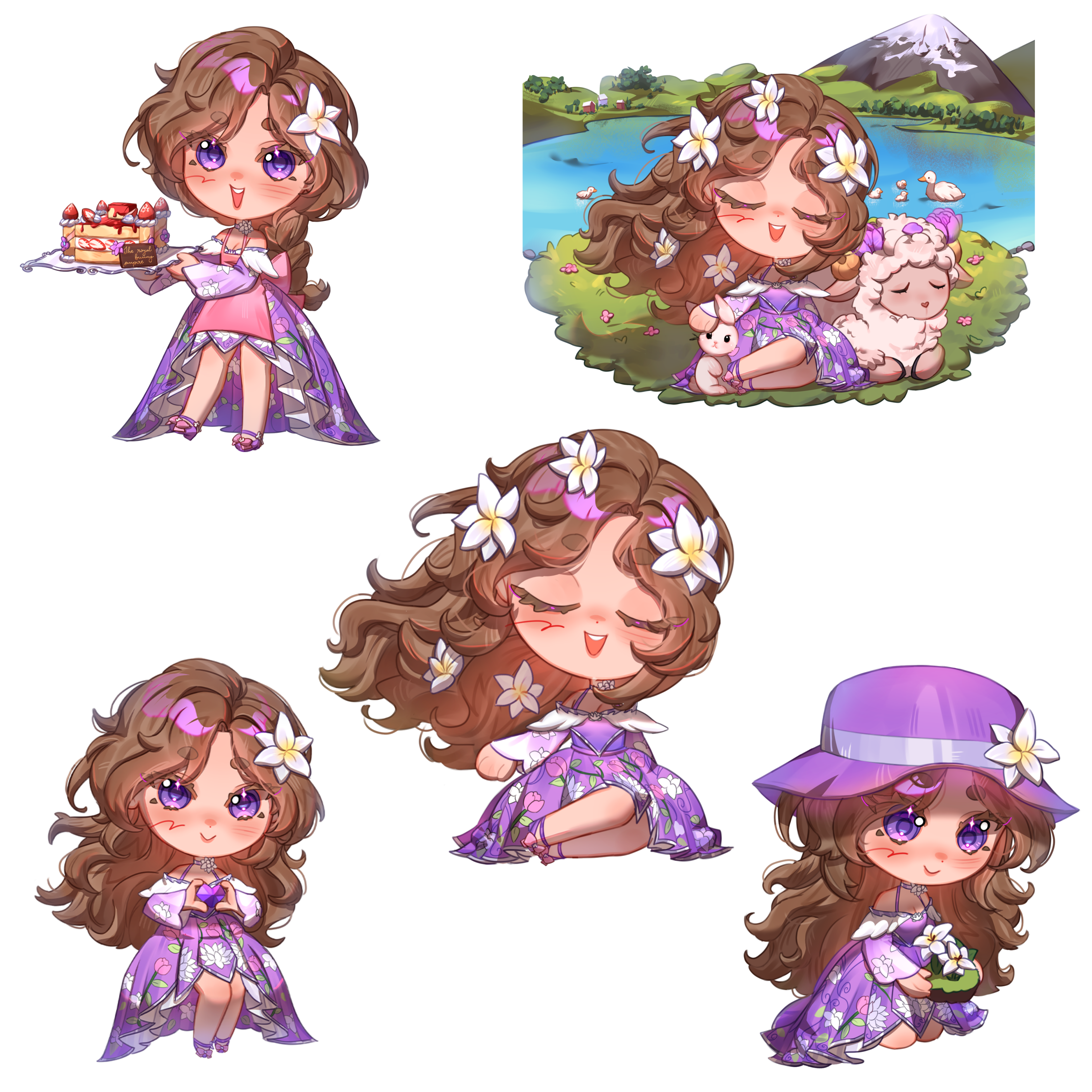 BunnyWinterLily Sticker Pack