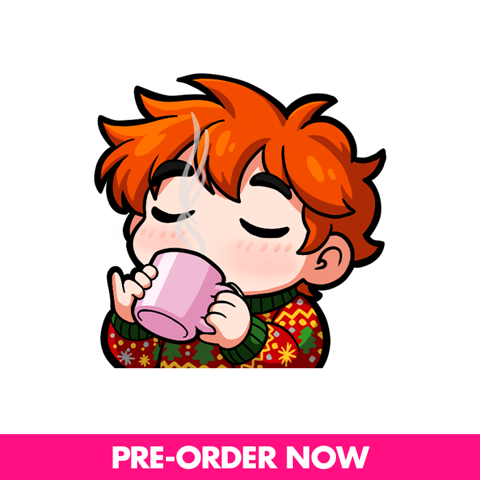 Voosh's Christmas Sip Sticker