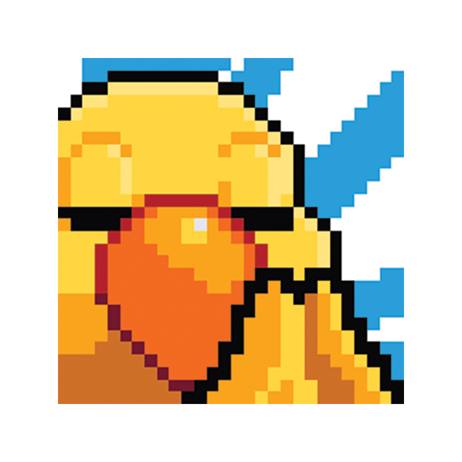 Aki & Fam Chocobo Pray Sticker