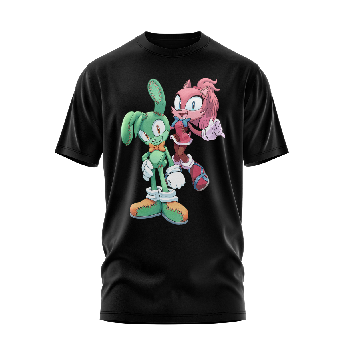 Bulbasquirtle Black T-Shirt