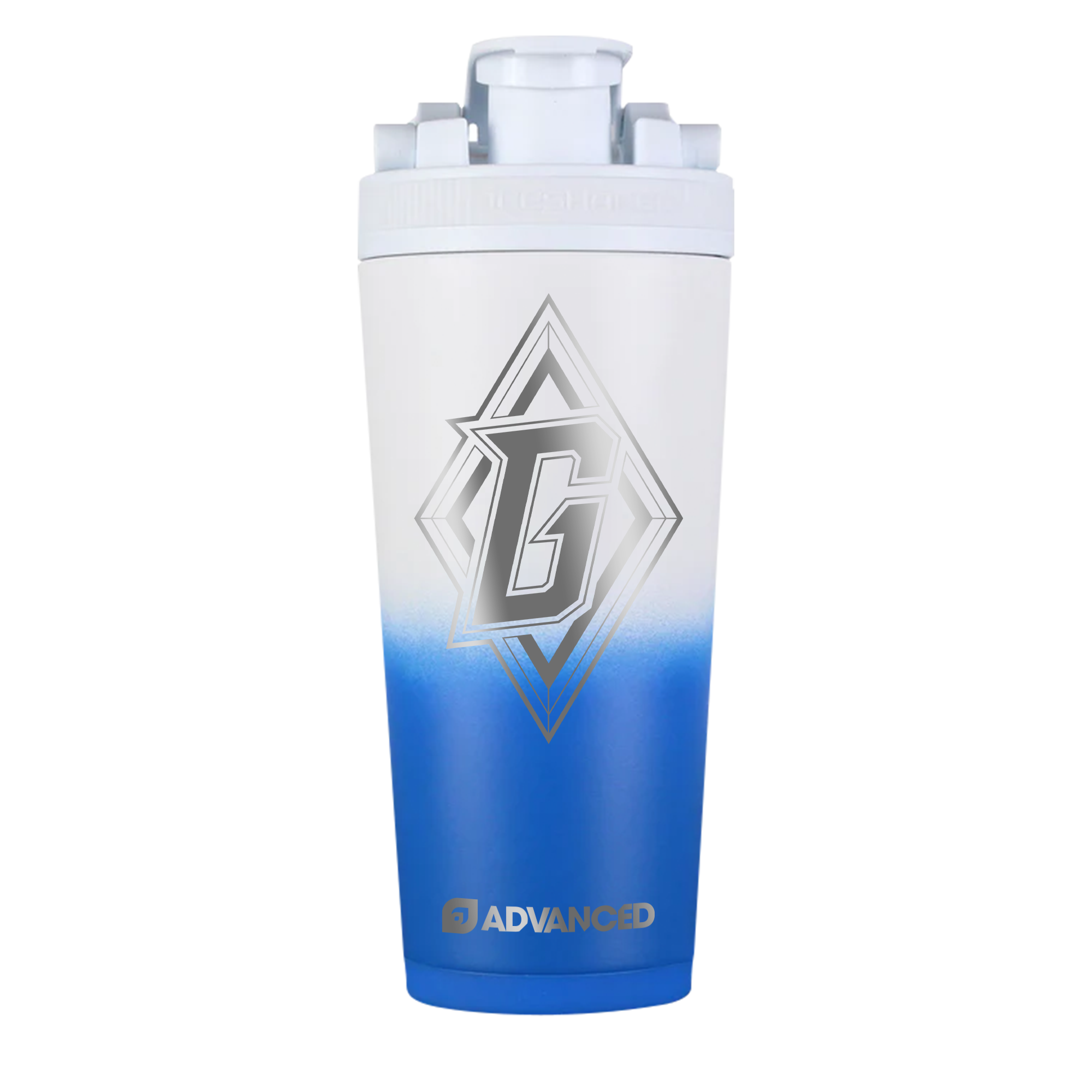 Gingy X ADVANCED Premium 26oz Ice Shaker - Royal/white