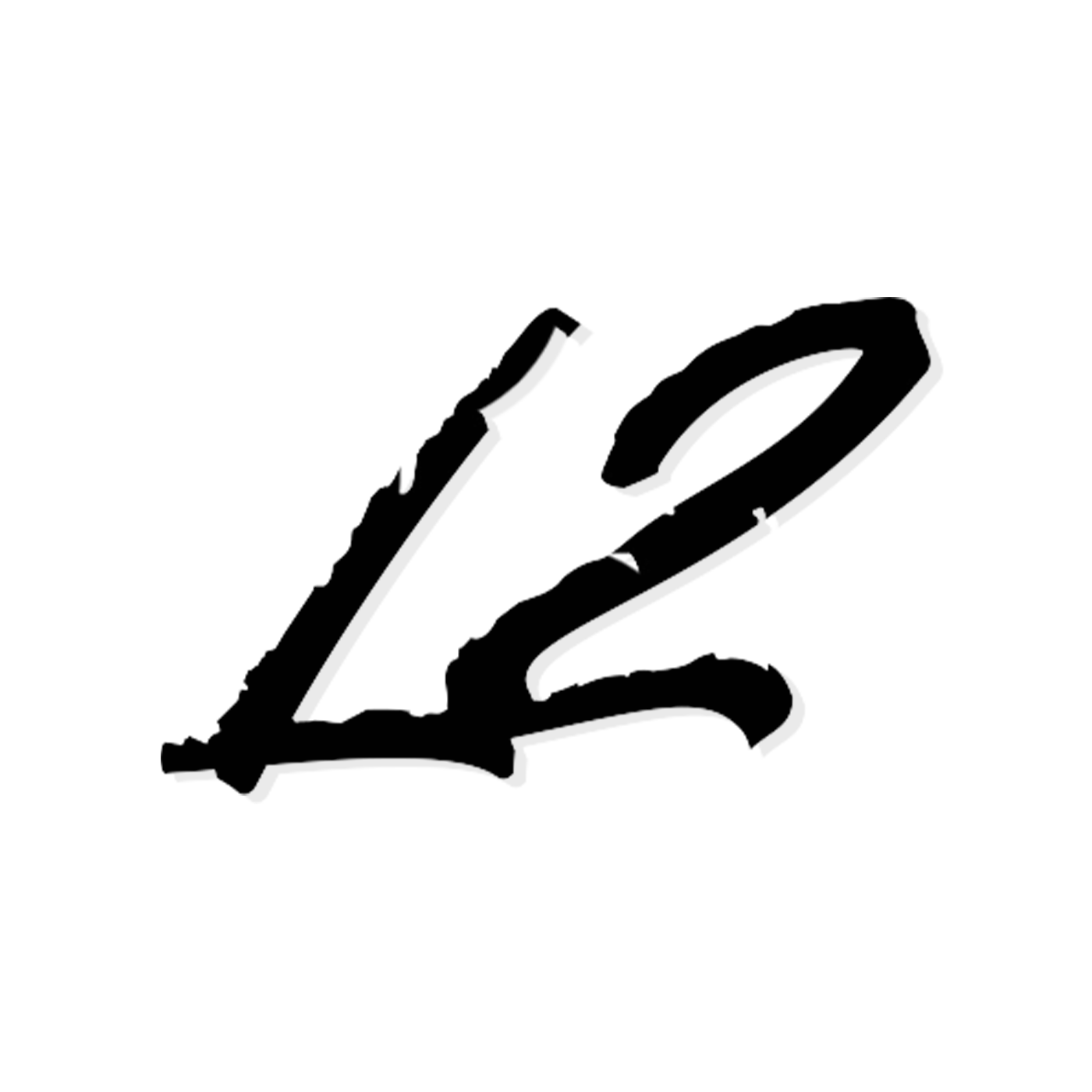 L21saac's Logo Charm - Black
