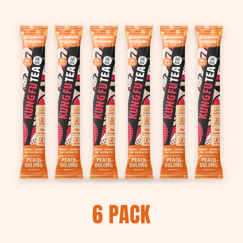 Kung Fu Tea Peach Oolong - 6 Stick Packs