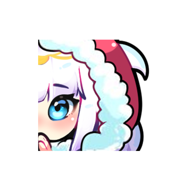 Arisu's Christmas Santa Sticker