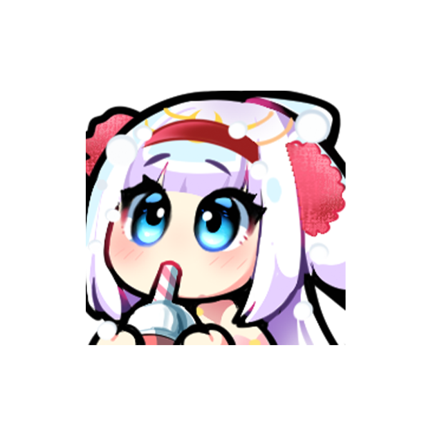 Arisu's Sip Sticker