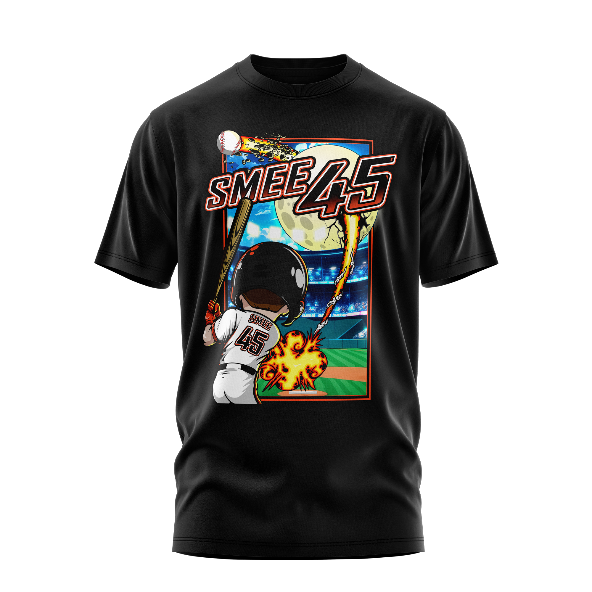 Smee45's T-Shirt - Black