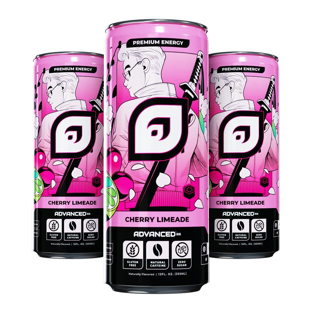 Cherry Limeade Premium Energy - 12 Pack