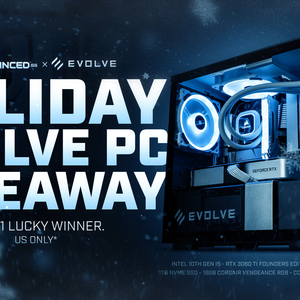 Become a top gamer this Holiday season with an  official ADVANCEDgg themed Evolve PC