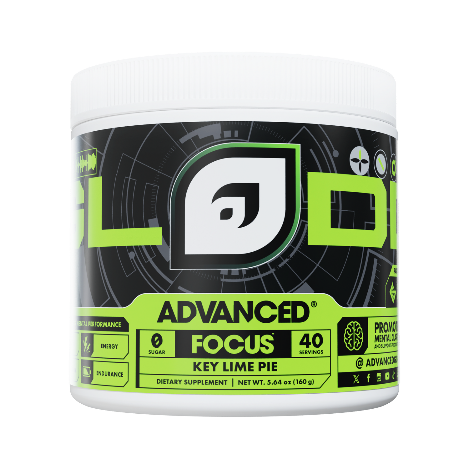 ADVANCED FOCUS Key Lime Pie jar, one of the G Fuel alternatives compared in this guide