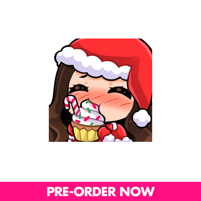NerdySenpai's Christmas Cupcake Sticker
