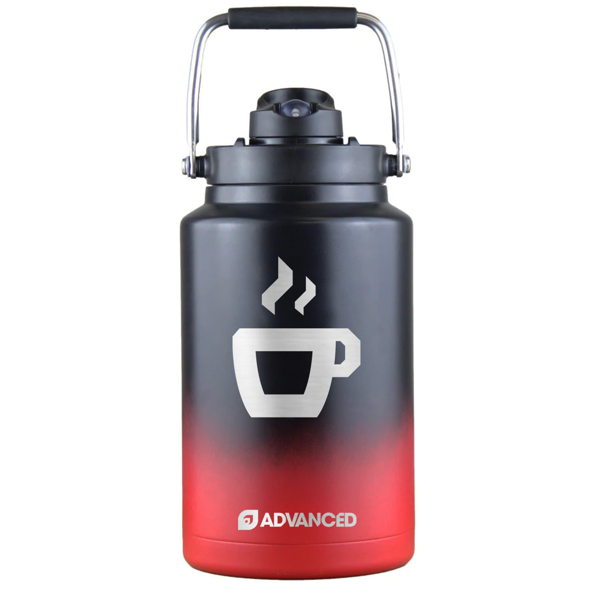 Espresso Custom Gallon Jug - Red Black Ombre